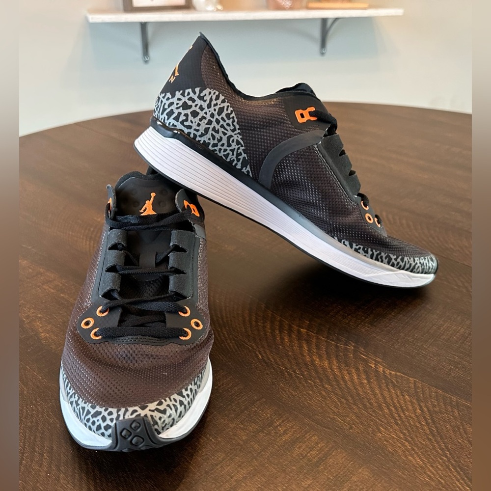 Nike Mens Jordan 88 Racer Black Cement Orange Shoes Sneakers AV1200 008 Size 10